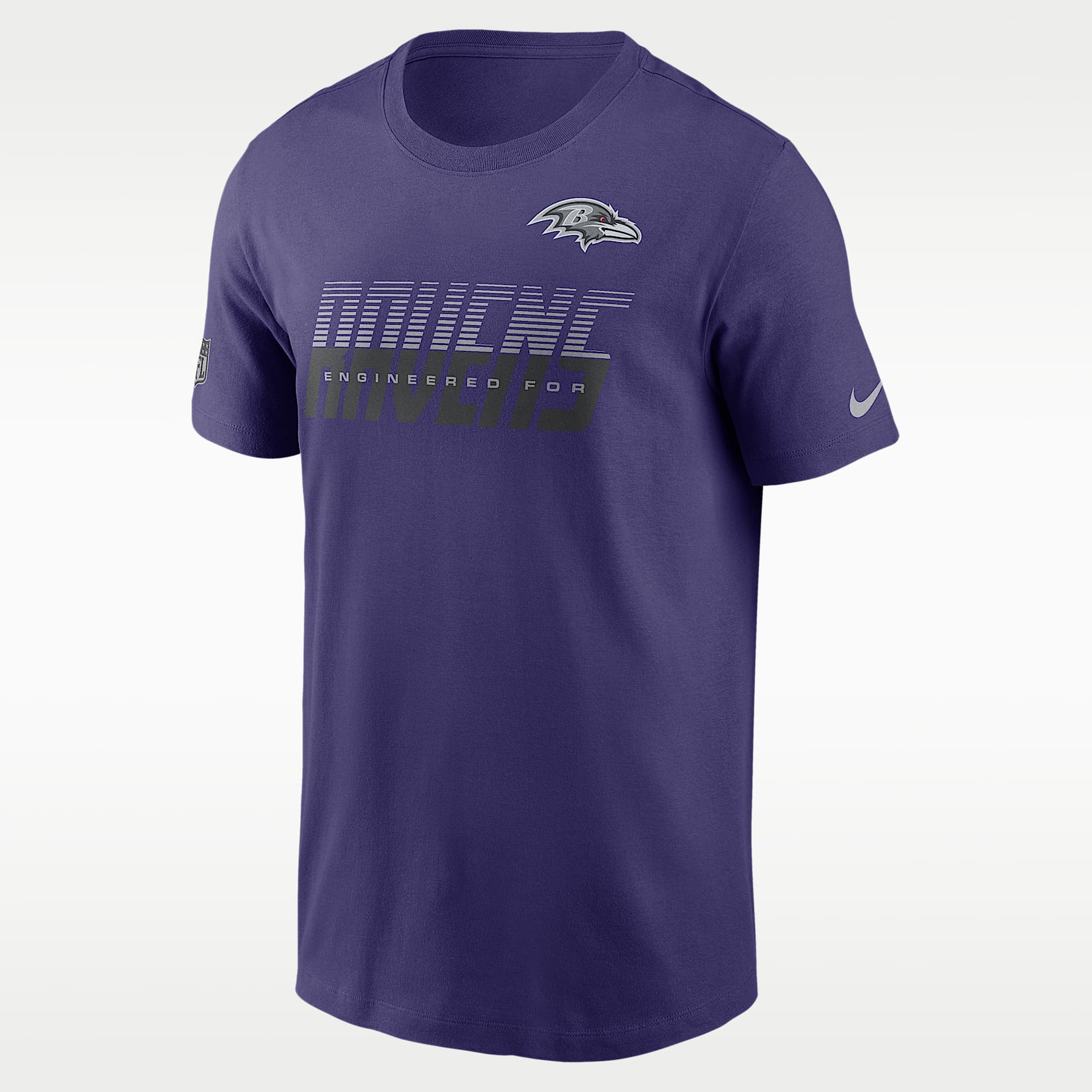 Baltimore Ravens Sideline Team Issue Men's Nike Dri-FIT NFL T